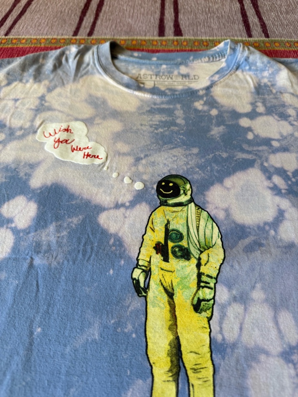 Travis Scott Astroworld Astronaut “Wish you were here” tour tee!